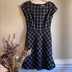 WHBM fit and flare dress